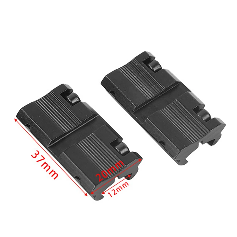 TokFlys Scope Mount Rail Adjustable Adapter, 2 Pcs Hunting Rifle Gun