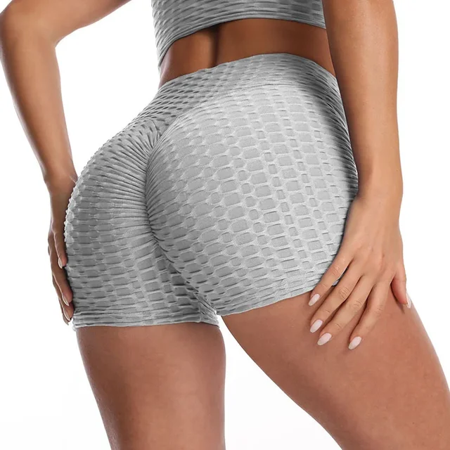 84396-cccf85.jpg Femmes taille haute Push Up course pantalons de Yoga Shorts de Sport vêtements de Yoga gymnase séchage rapide Fitness sans couture hanche ascenseur serré vêtements de Sport