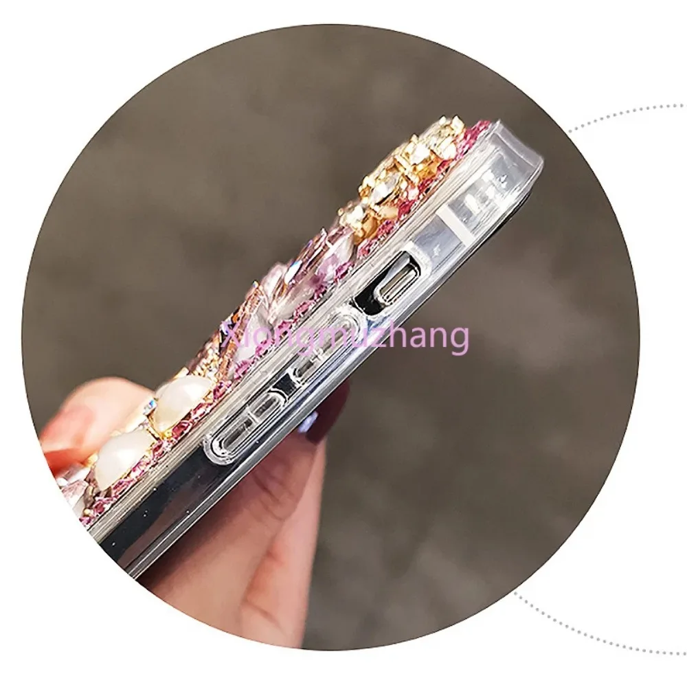Luxury Rhinestone Case Bling Diamond Cover for Nokia C210 C200 C110 C300 G310 G400 G42 G22 G11 Plus G21 G60 C32 C22 C12