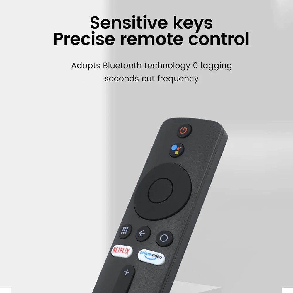 Bluetooth 5.0 Voice Search Remote Control with Android TV/Google Assistant Integration