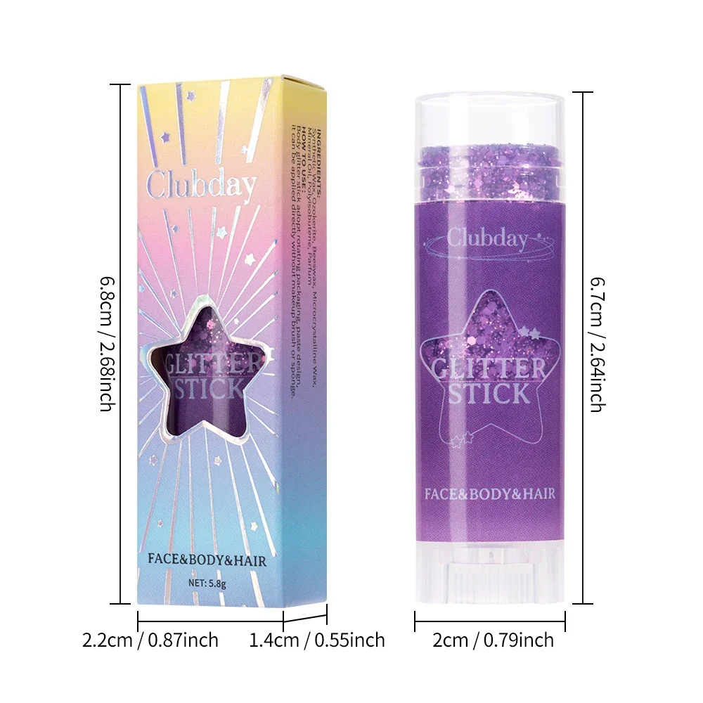 Glitterstift til ansikt og kropp highlighter festivalsminke_voghion.com
