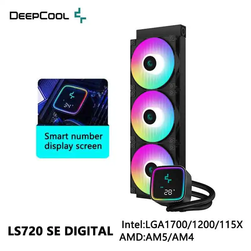 DeepCool LS720-SE-DIGITAL 360 Digital Edition All -in -one water