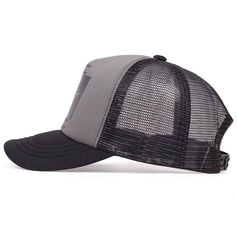 Baseball Cap New five-pointed star printed Baseball Cap spring summer breathable net caps men women outdoor sun shade hat adjustable wild hat