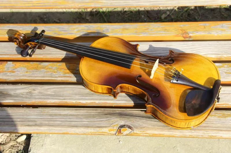 Acoustic Violin Hand Carved Beethoven Violin 4/4 European spruce Antonio Stradivari violin professional musical instrument violino acoustic violin violin accessories