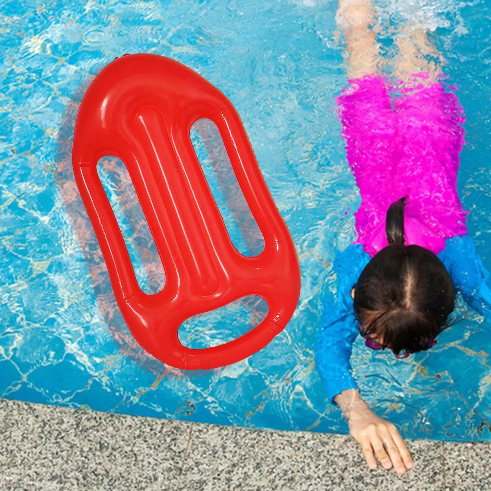 Kids Inflatable Surfboard Surf Body Board Water Toys Lightweight Inflatable Pool Raft for Beach Parties Summer Pool Practice