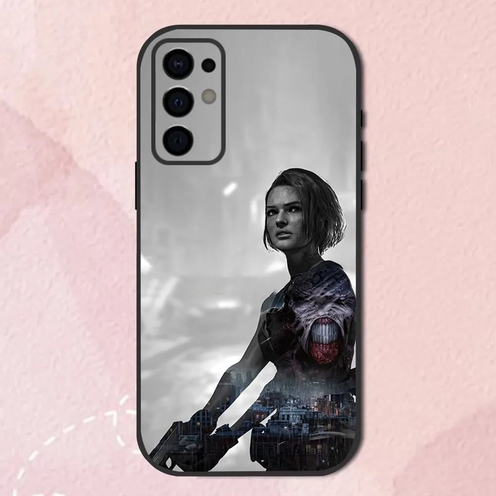 Black Soft Shell Phone Case featuring Resident Evil Design