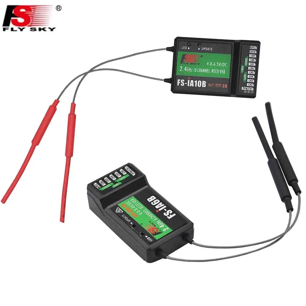 FLYSKY FS-i6S FS i6S 2.4G 10CH AFHDS Transmitter iA-6B iA-10B Receiver for RC Cars Boats Drone Toys 6