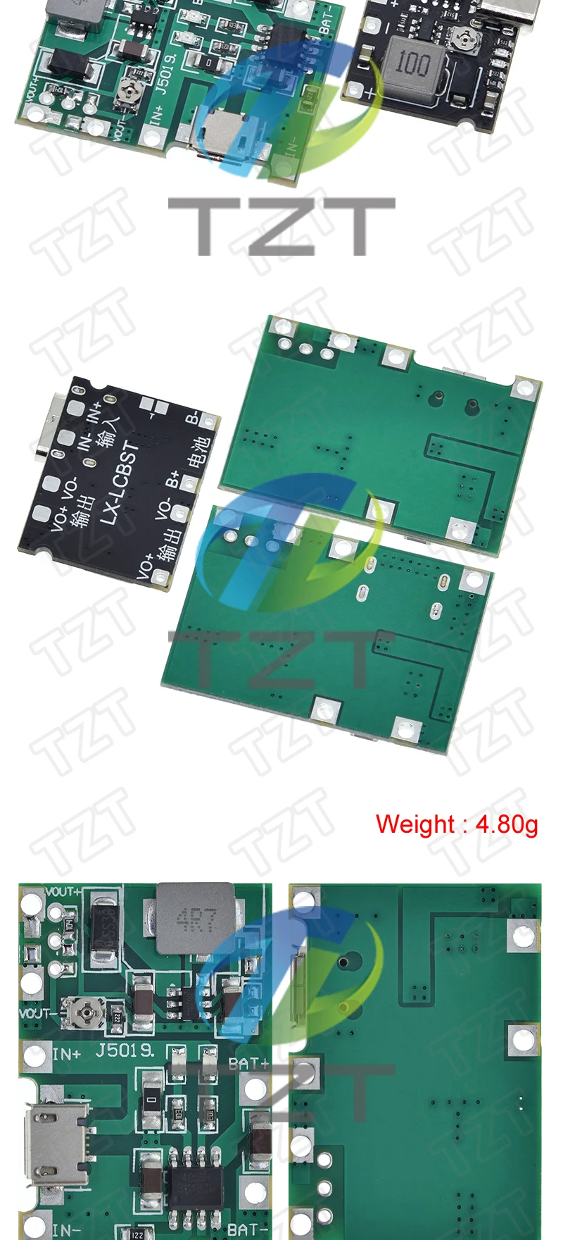 NEUE Lithium Li-Ion 18650 3,7 V 4,2 V Batterie Ladegerät Bord DC-DC Step Up Boost Modul TP4056 DIY Kit teile Für arduino – Detail 9