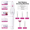 5 In 1 MINI Electric Nail Drill Kit Manicure Pedicure Grinding Polishing Nail Art Sanding File Pen Tools Machine 4