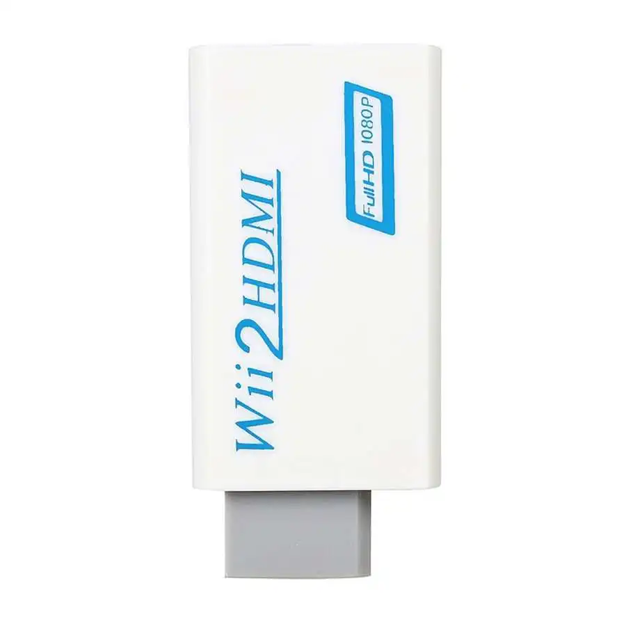 Wii To HDMI 720P/1080P 업 스케일링 컨버터 어댑터, 3.5mm 오디오 비디오 출력