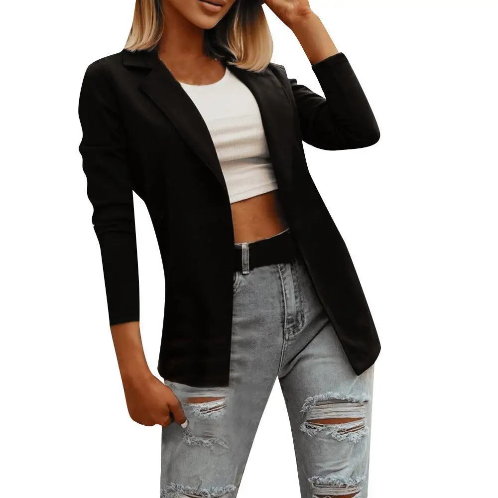Women's Coat Casual Commuting Solid Color Women's Suit
