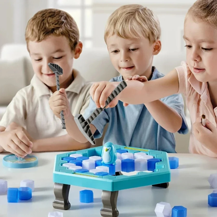 Penguin Trap Parent-Child Interactive Entertainment Indoor Board Game Toy Children'S Family Icebreaker Board Game Children'S Gif