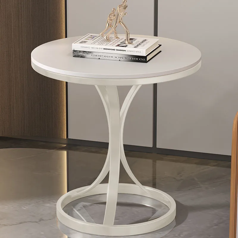 

Metal Coffee Table Small Round Service Unique Beautiful Regale Simple Makeup Tea Table Modern Mesa Auxiliar Bedroom Furniture