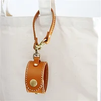 Sangle porte-gant en cuir Vintage avec fermoir, porte-serviettes en cuir pour sac à main, sangle pour chapeau, Camping en plein air pour femmes 6
