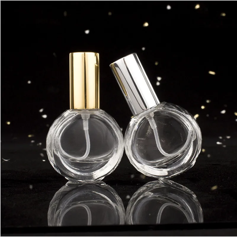 

10/30pcs 10ml Clear Glass Portable Refillable Perfume Bottle Cosmetic Container Empty Spray Atomizer Travel Sub-bottle