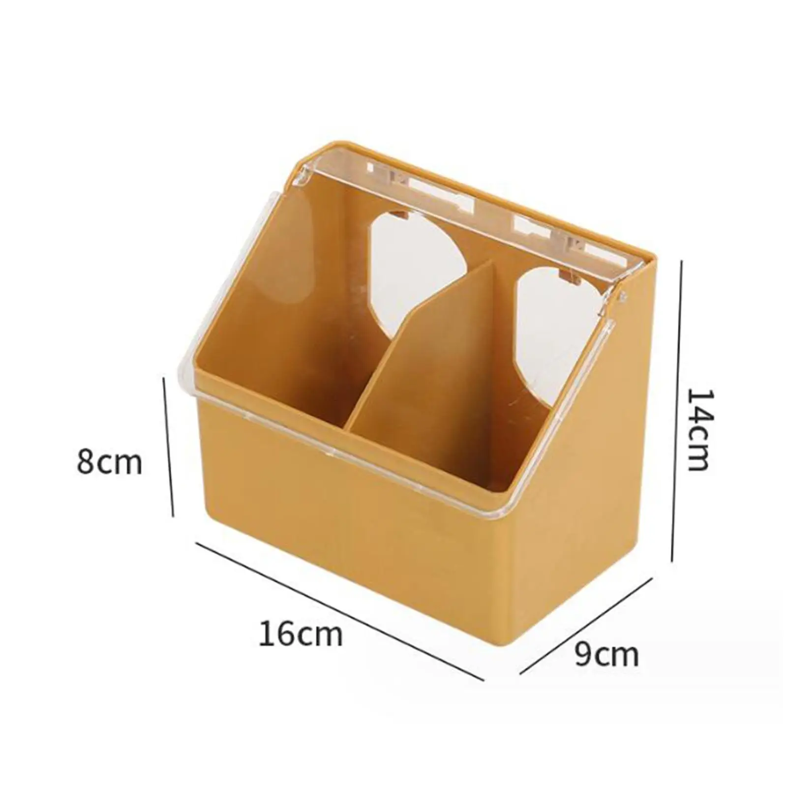 Perfk – Mangiatoia In Legno Per Piccioni, Quaglie E Uccelli, Capiente 60 Cm, Anti-spreco