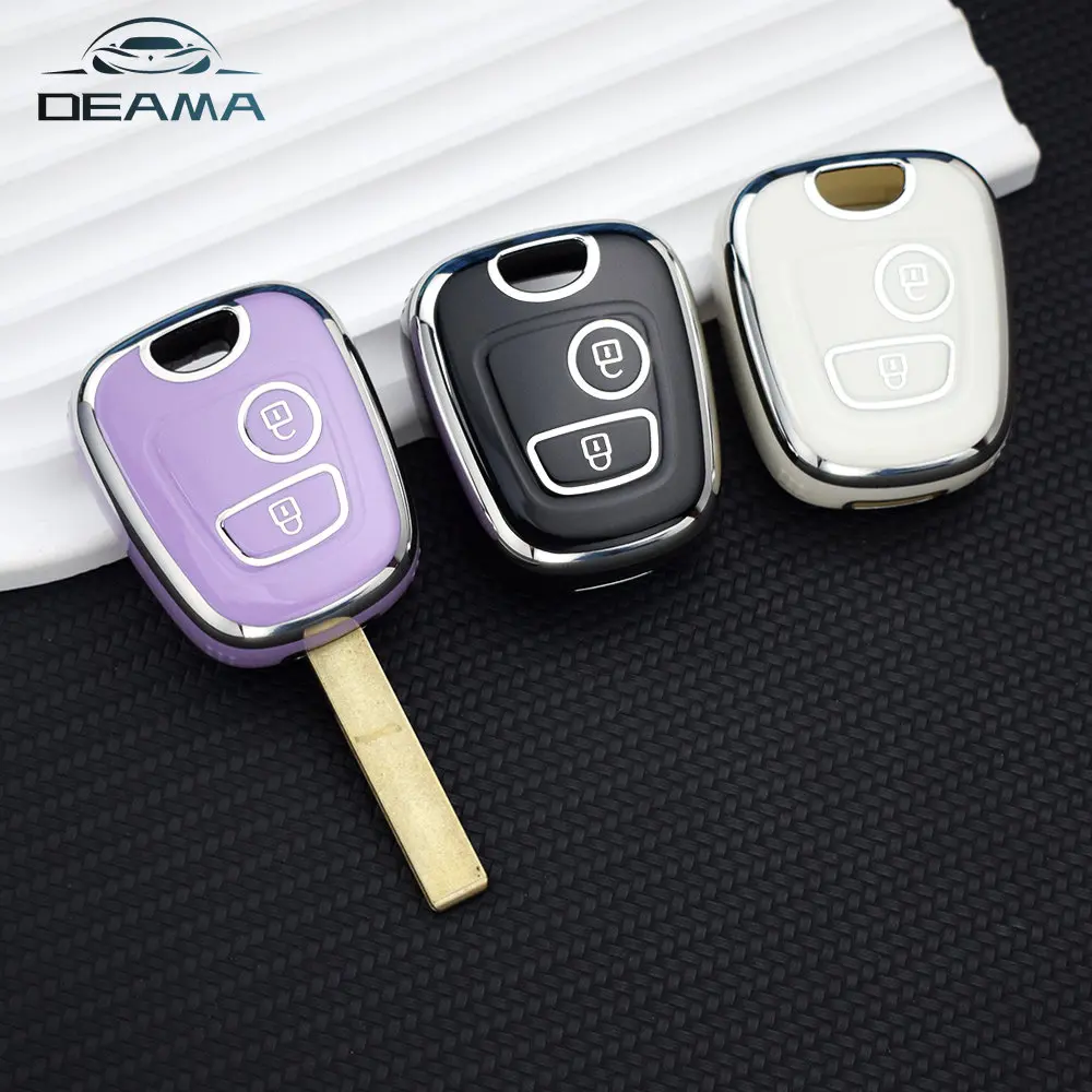 Car Key Cover Silicona Protector Negro Compatible Con