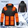 21 Areas Heated Jacket Men Ski Thermal Clothing Heated Coat Heatable Cotton Jacket for Outdoor Hunting Hiking Camping Skiing 1