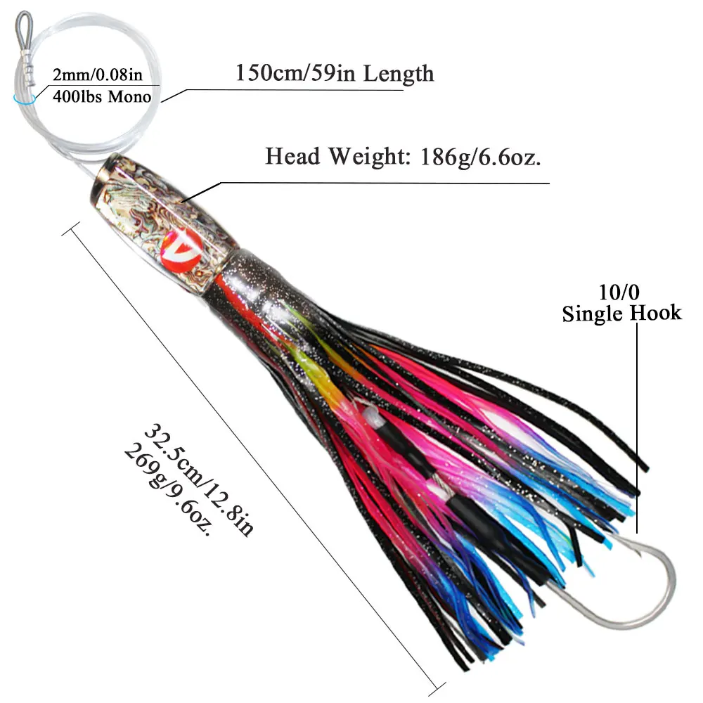 Resin Saltwater Lure 9.6oz 6