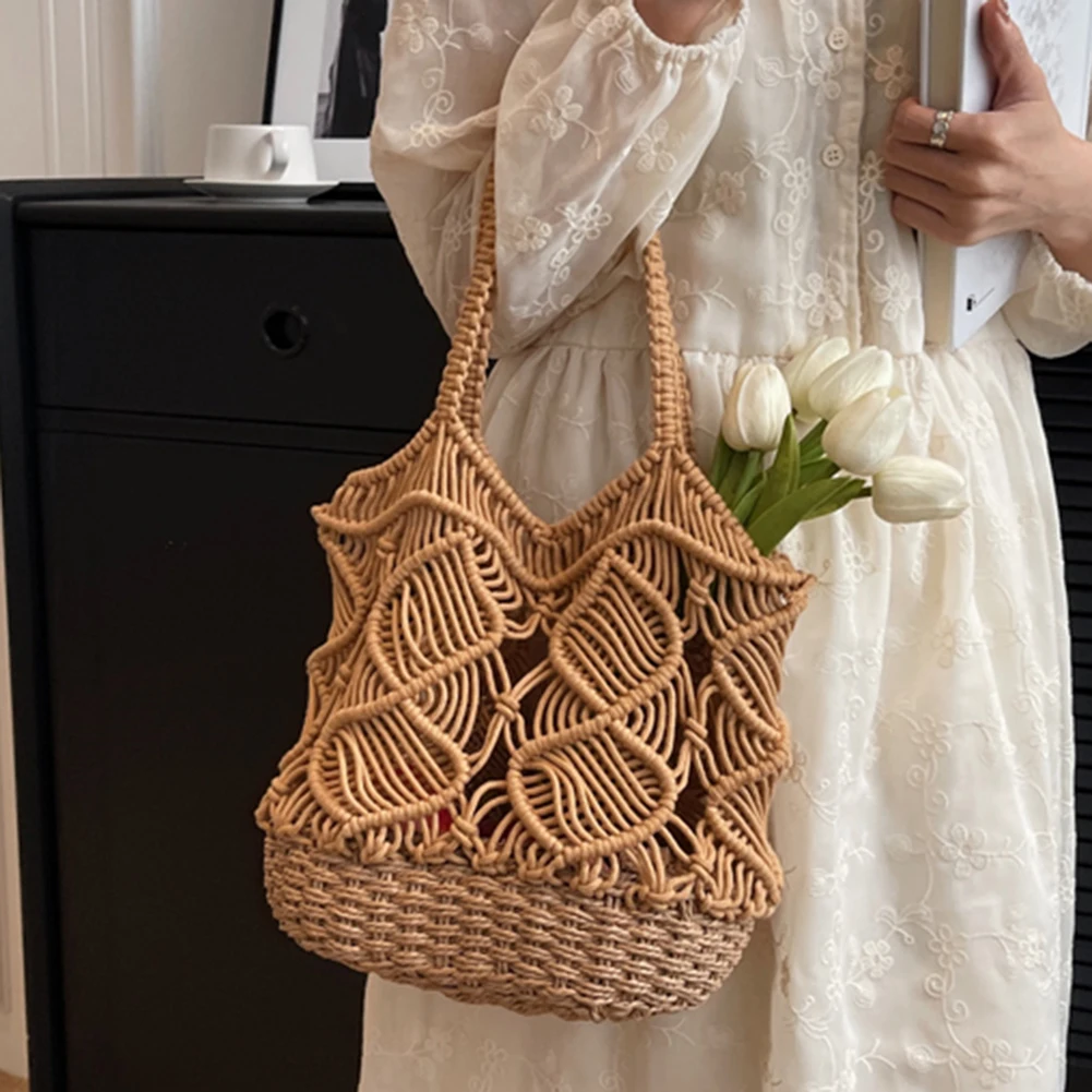 Fashion Casual Bag Luxury Designer Beach Handbag Women Knitted Bagsretro  Woven Bags Knit Tote Bags for Daily - China Knitting Tote Bag and Knitted  Bag price