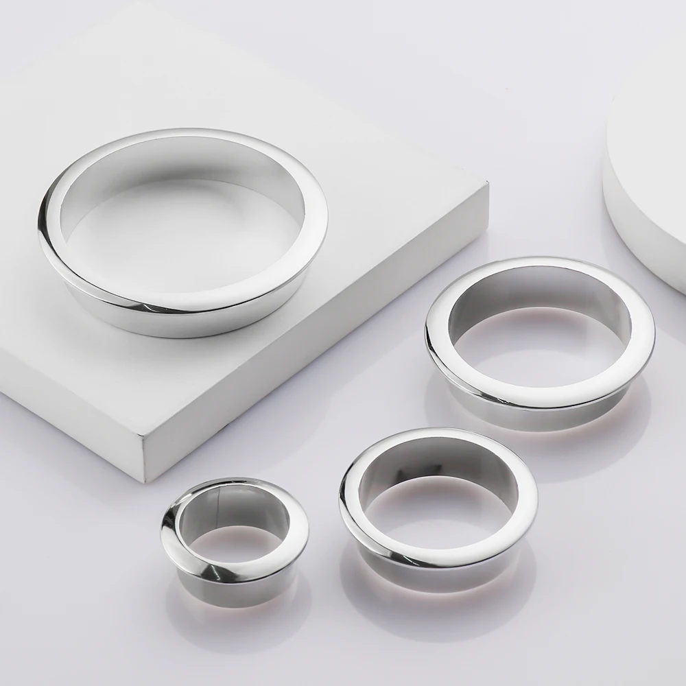 Description Picture 5 of item25-80MM Wire Hole Cover Office Computer Grommet Wire Hole Cover Outlet Port Wire Rack Organizer Furniture Wire Hole Buckle Cover