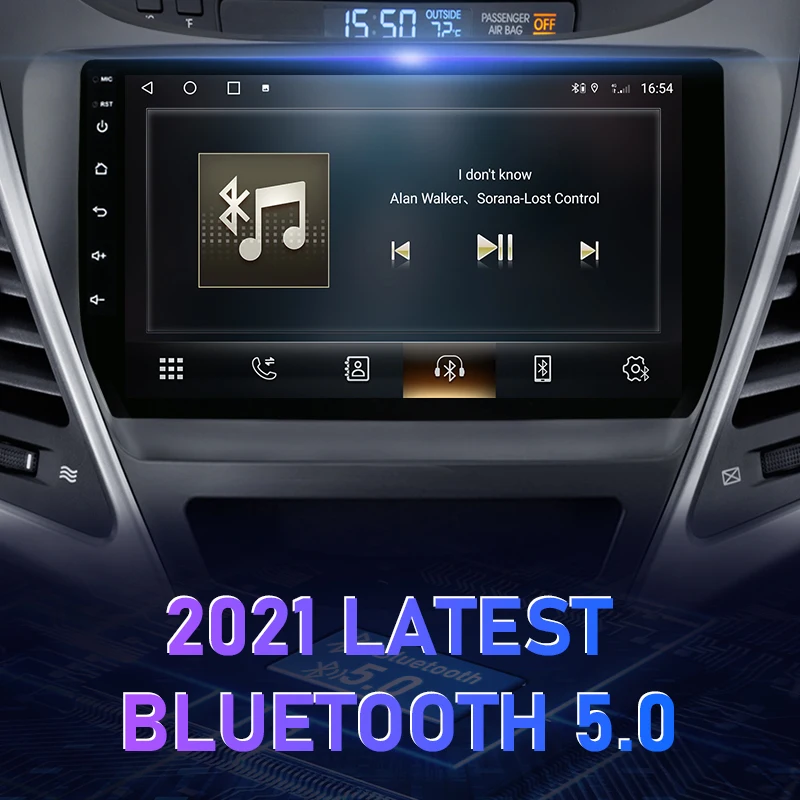 car stereo player dvd Srnubi Android 11.0 Car Radio For Hyundai Elantra 2011-2016 Multimedia Video Player 2Din 4G Navigation Carplay DVD Head unit portable video player for car Car Multimedia Players