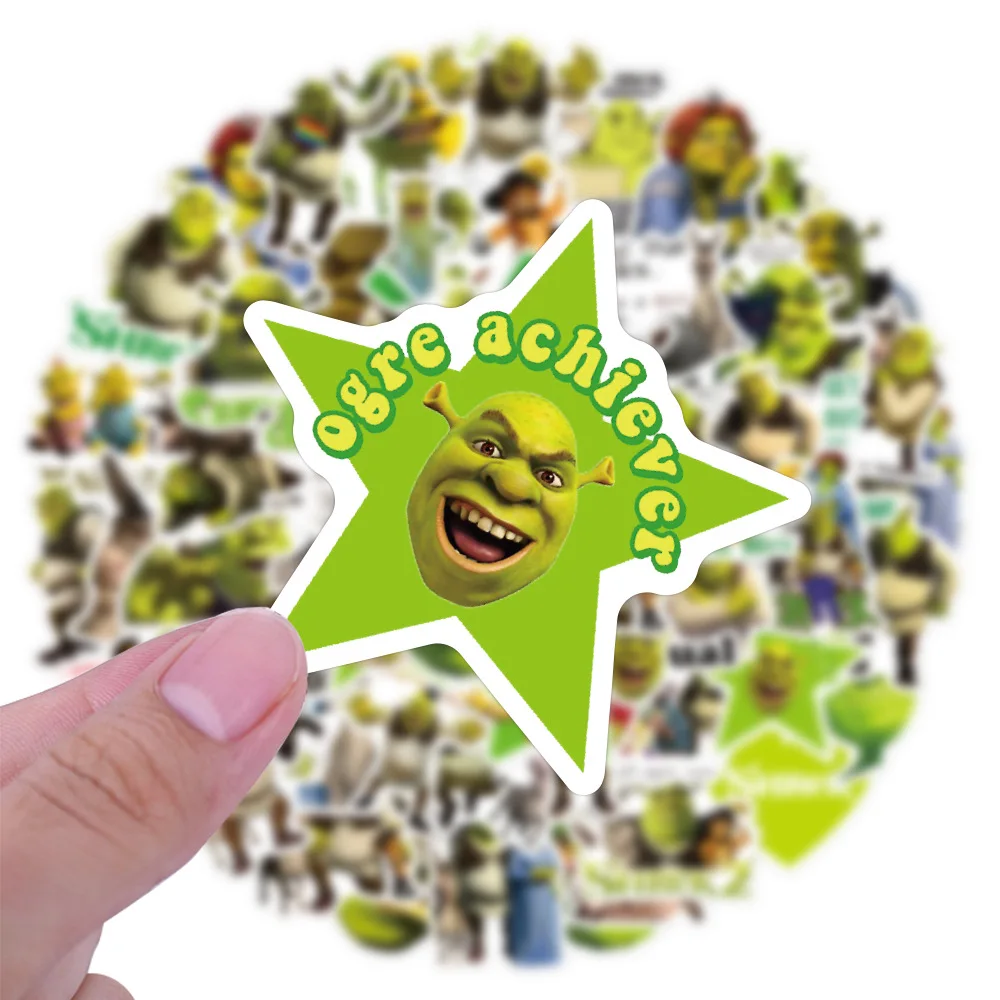 10 / 30 / 50pcs,Cartoon Monster Shrek Graffiti Sticker, DIY, Waterproof, Laptop, Suitcase, Guitar, Star Sticker,