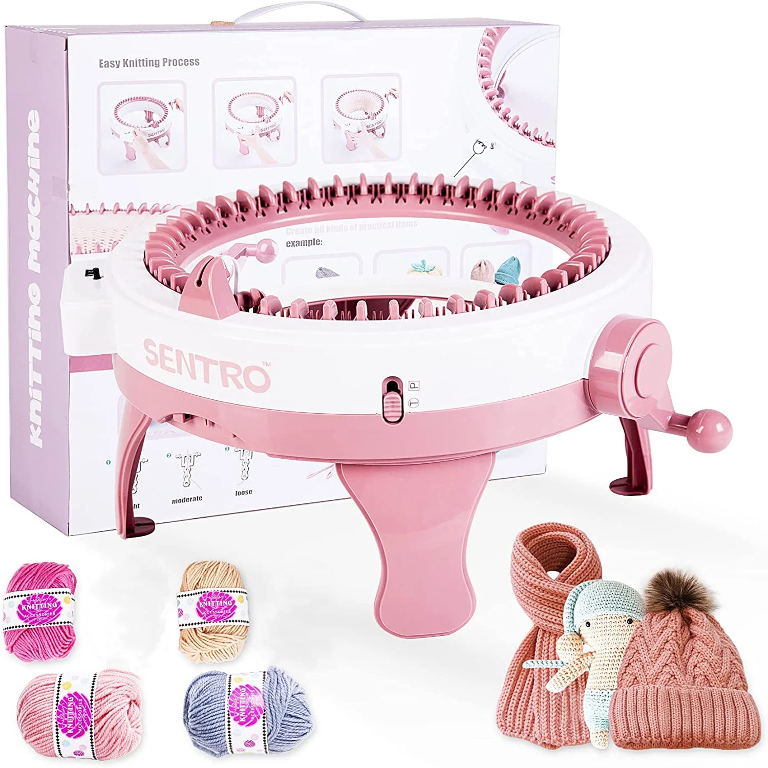 Loom Knitting Projects Beginners Creative Tricotin Knitting Machine