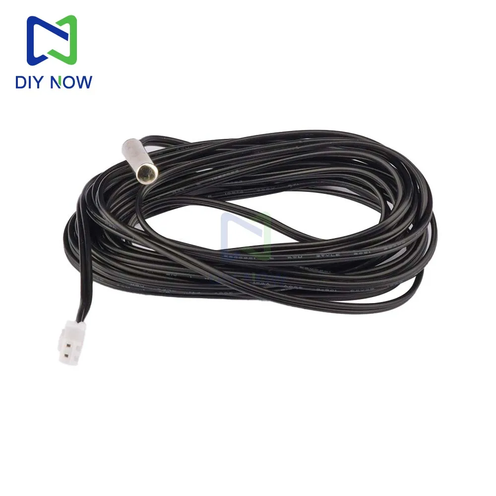 Waterproof NTC 10K Ohm Thermistor Temperature Sensor - 1% 3950 Probe With 1 Meter Cable 4 thumbnail image