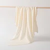 Personalized Name Cotton Muslin Baby Swaddle Blankets Newborn Receiving Blanket Solid Swaddle Wrap Infant Soft Sleeping Quilt 6