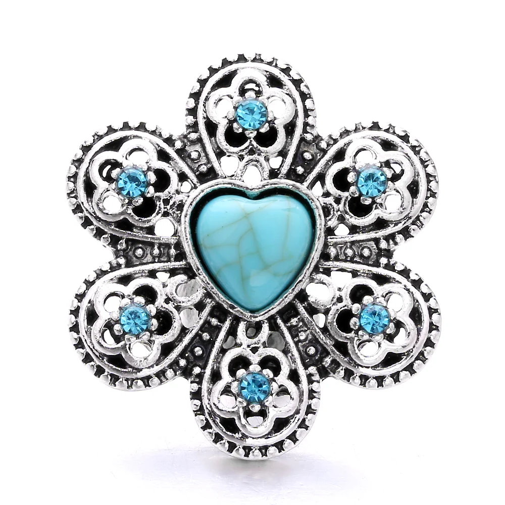 20pcs Metal Snap Button Clasps Jewelry findings18mm Metal Snaps Buttons DIY Earrings Necklace Bracelet jewelery ACC