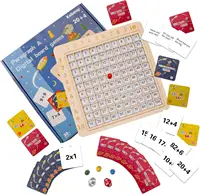 2 in 1 Wooden Montessori Multiplication Board Game Number Sense Learning Math Table Educational Toys Arithmetic Teaching Ais 1