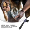 1PC Horse Hoof Pick Anti- Practical Grip Hoof Pick with Brush Horse Grooming Tools Cleaning Tools 3