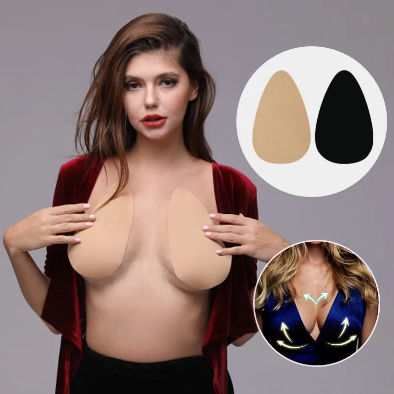 

Silicone Nipple Cover Invisible Push Up Bra Adhesive Pasties Boob Breast Lift Tape Cache Teton for Bikini Instant Bust Lifter