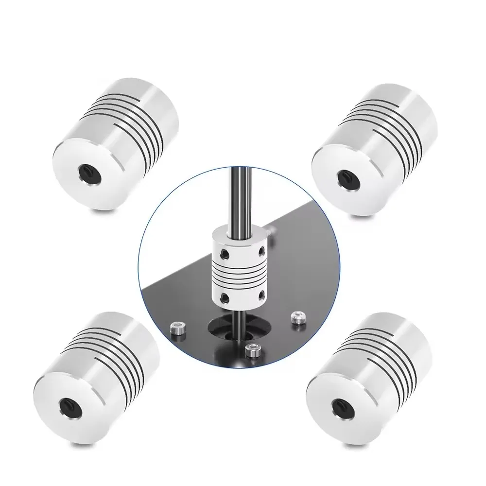 Giunto Albero 8mm-8mm In Alluminio - Per Stampanti 3D E CNC, Lunghezza 25mm - Foto 7