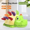 Hippo Montessori Biomimetic Toys Baby Concentration Training Puzzle Toys Fine Motor Sensory spelling Toys for Kids gift 1 year 3 6
