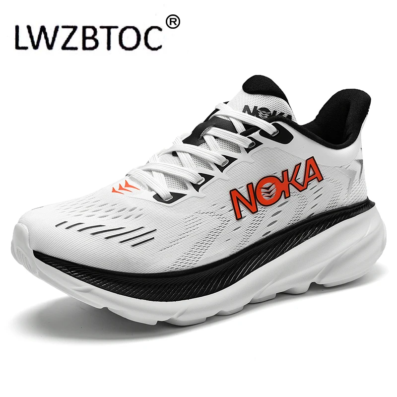 

LWZBTOC Mens Portability Sneakers MD Sole Light Weight Running Shoes Mesh Fabric Breathable Sport Shoes For Man