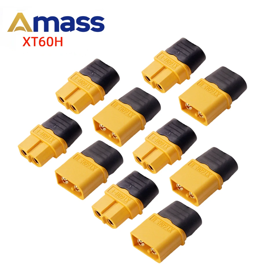 4 Paar Amass XT60 XT60U ESC Lipo Akku Stecker Buchse Inkl - Foto 8