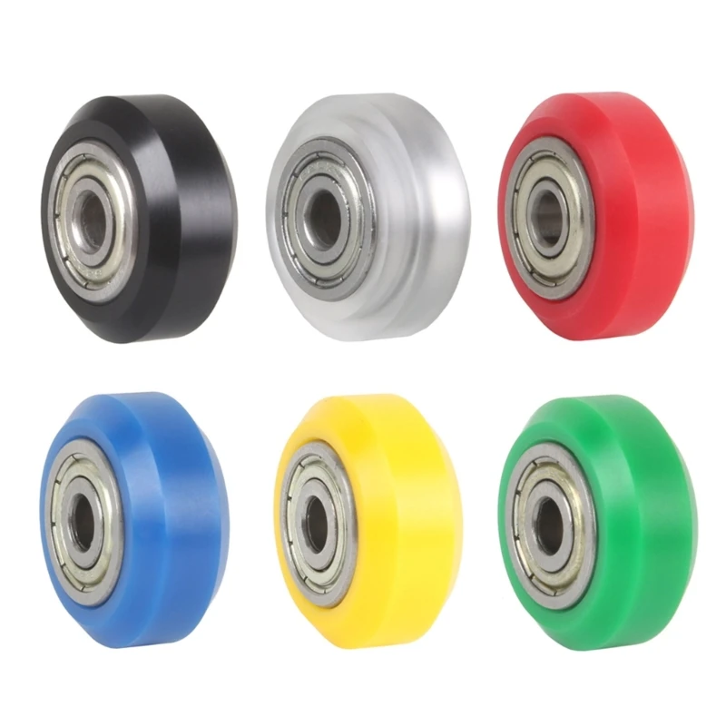

2023 New 12Pcs POM Pulley Wheel With 625ZZ High Speed Bearing Plastic Idler Big V Slot Gear 3D Printer Parts for CR10 3D Printer
