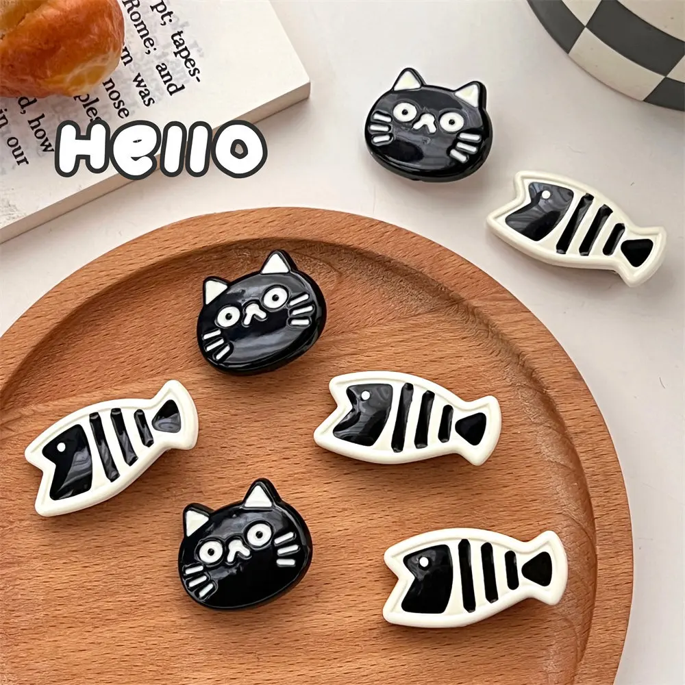 Fashion Cartoon Cat Hair Clip Headwear Korean Style Fish Hairpin Headdress Hair Accessories Cat Duckbill Clip Ladies