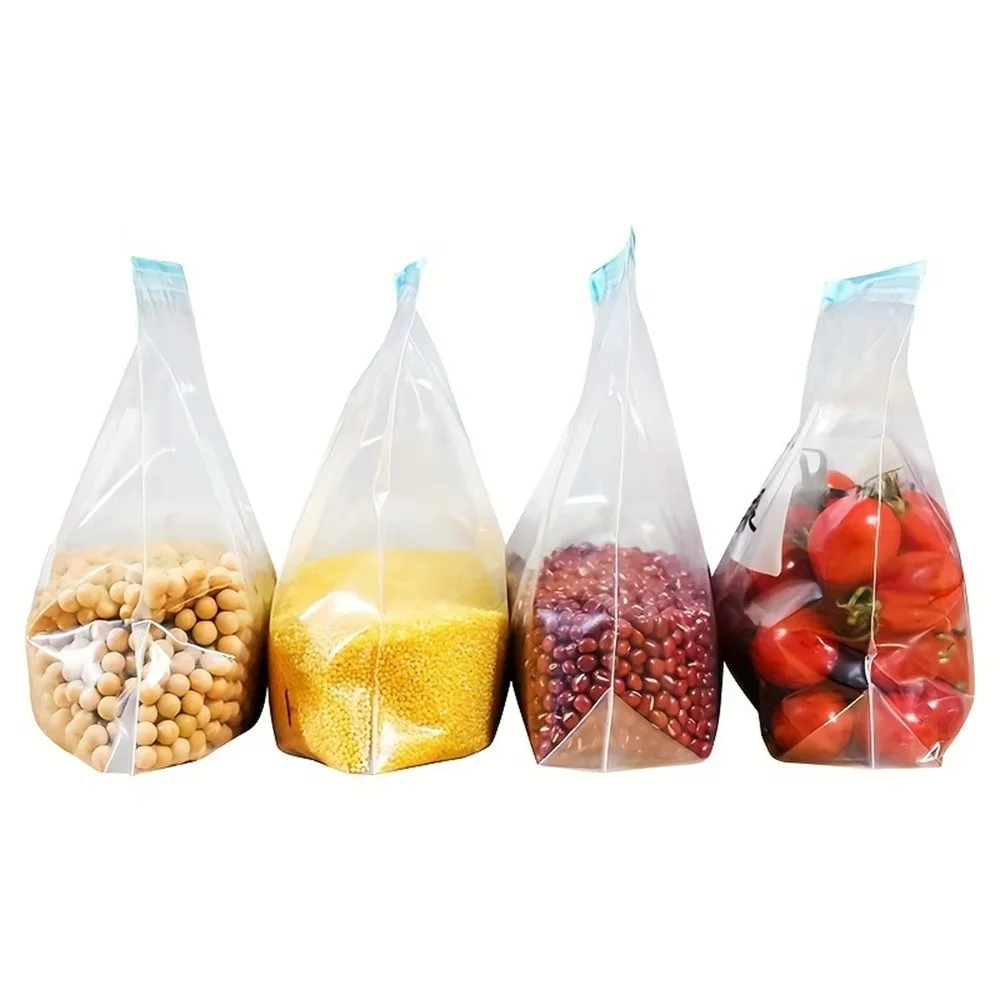 Food Storage Bags BPA-free Freezer Bags Leak-proof Reusable Fresh Bag Ziplock Storage Bags Seal Bags - 3