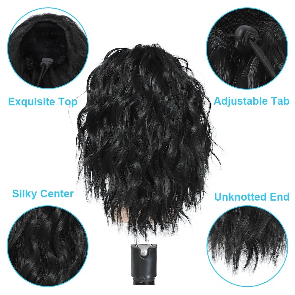 Synthetic Water Ripple Ponytail Hair Extension for Women