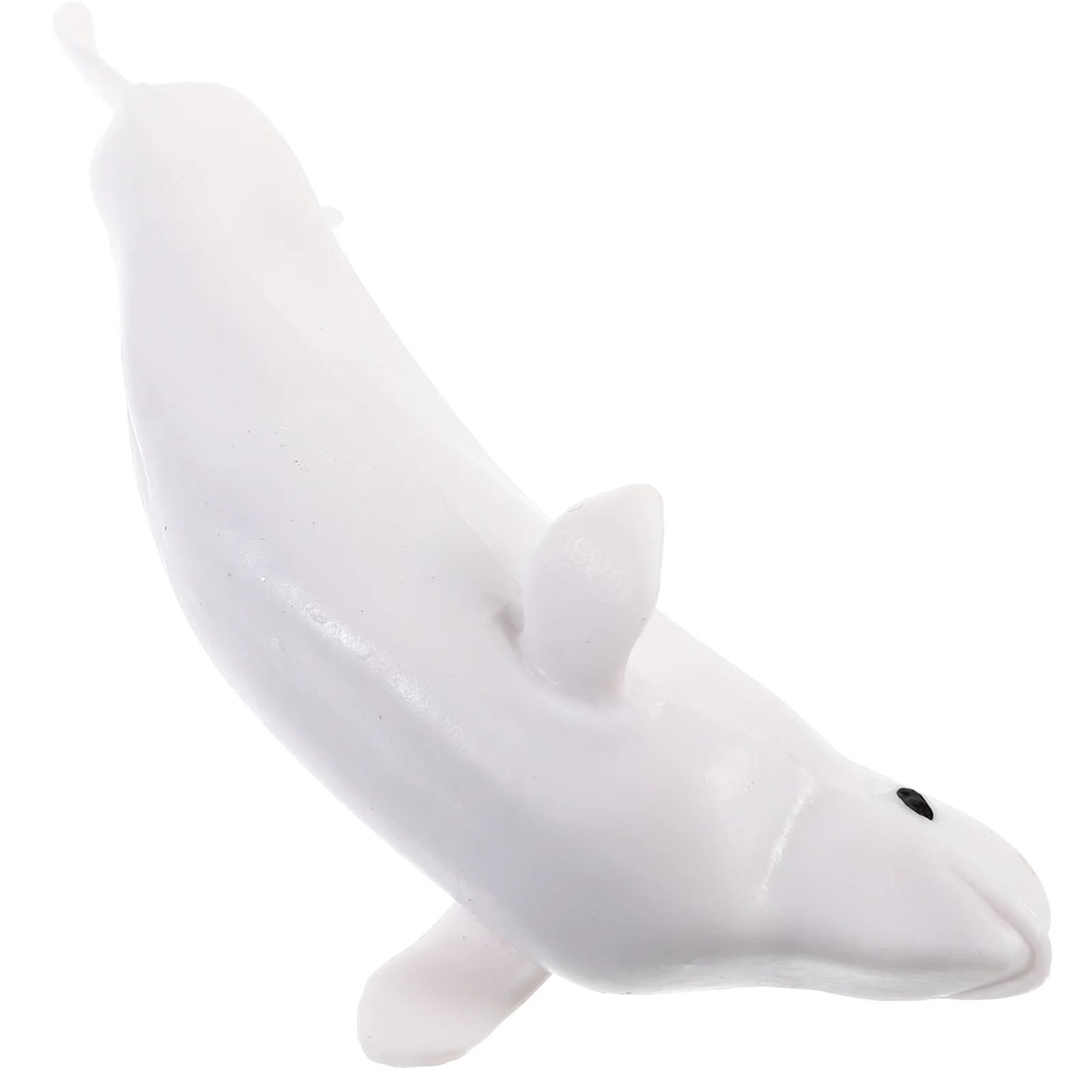 

Beluga Model Toy Kids Toys Whale Figurine Desktop Sculpture Plastic Recognition Child Figure Simulation