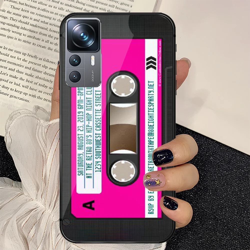 Funda para Xiaomi de Cassette Rosa