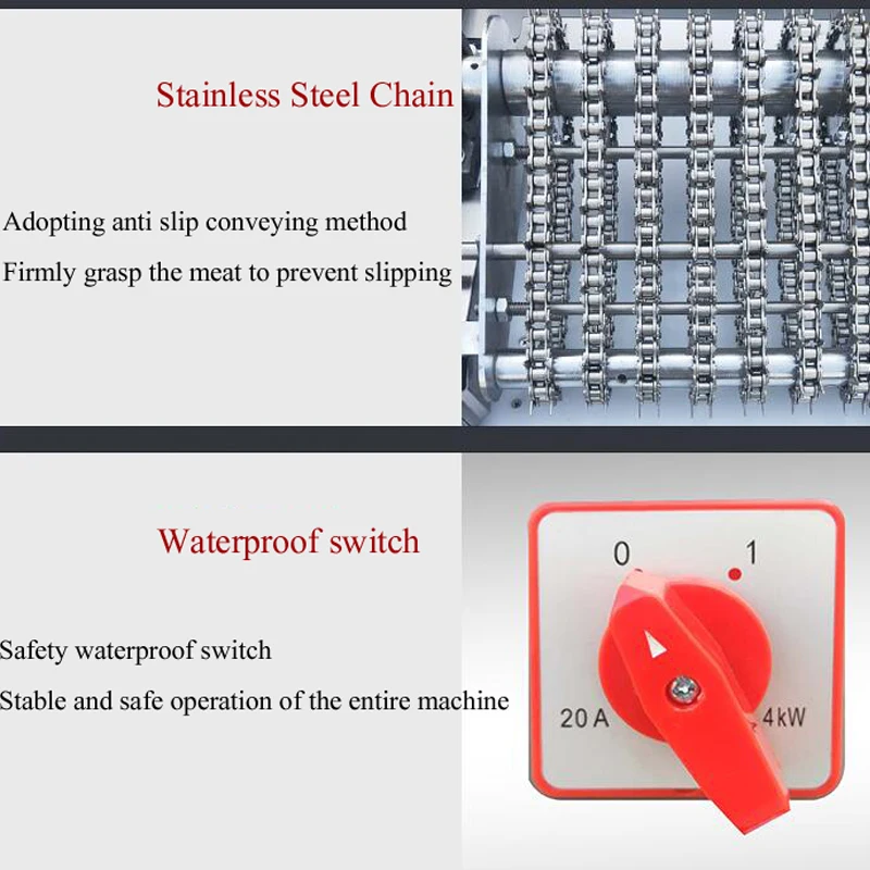 Automatic Frozen Beef Meat Dicer Mutton Meat Cube Cutting Machine Frozen Chicken Breast Dicing Machine 5