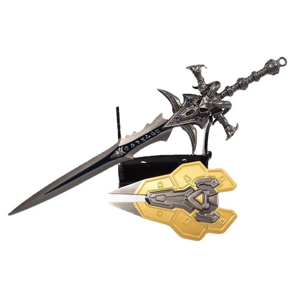 World of Warcraft Arma Infantil, Espada Samurai Katana, Jogo Anime,  Coleções de Metal, Armas Toy, Presente, Brinquedo, Ornamento, Warglaive of  Azzinoth - AliExpress