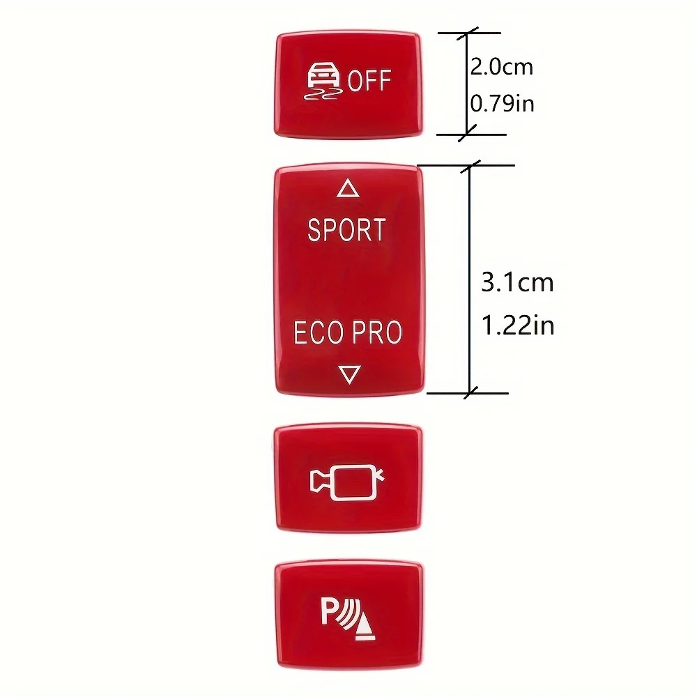 Auto Sport Eco Pro ESP Antislip Radar Sensor Schalter Taste Abdeckung Für BMW 1 2 3 4 Serie F20/F21 F22/F23 F30/F31/F34 F32/F33/F36 – Detail 3