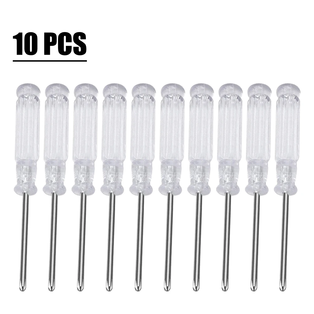 

10Pcs 3.74Inch Small Screwdriver Mini Screw Driver Star Slotted Cross Screwdriver For Phone Mobile Phone Laptop Repair Open Tool