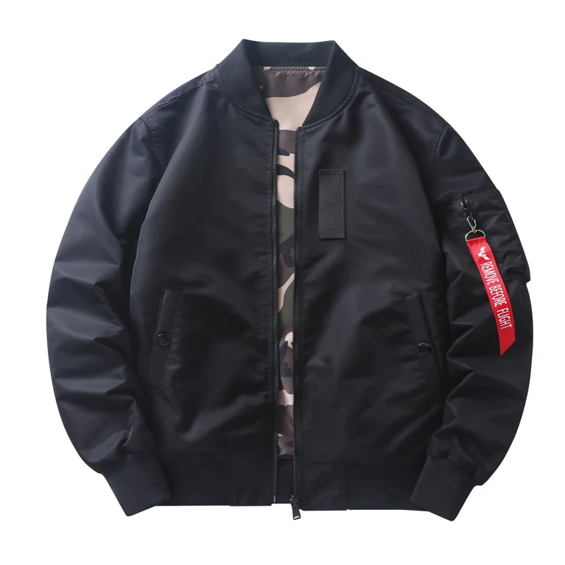 

Reversible Bomber Jackets For Men Waterproof Windbreak Male Flight Aviator Military Army Tactical Autumn Coats Clothes Z578