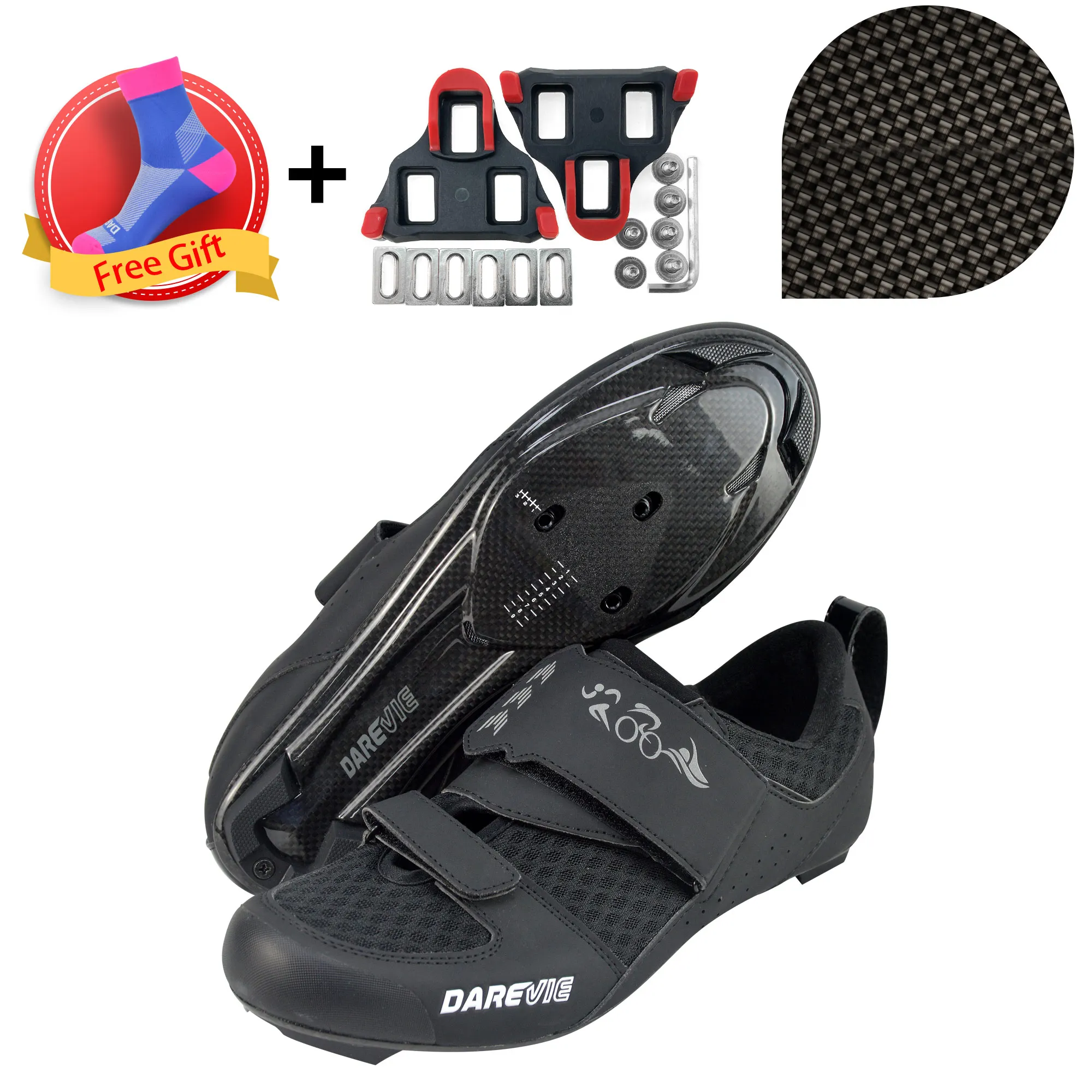Pro Carbon Cycling Shoes Race Triathlon Shoes 10 Level Hard Carbon Light Road Cycling Men Women Sneakers cycling shoes